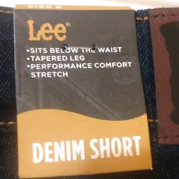 LEE BOY'S SLIM FIT COMFORT STRETCH DENIM SHORTS SIZE 8 NWT - Picture 7 of 10